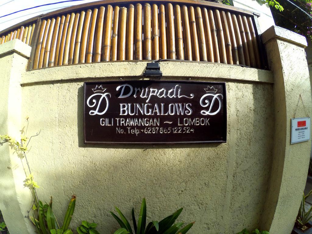 Drupadi Bungalows Gili Trawangan Exterior foto